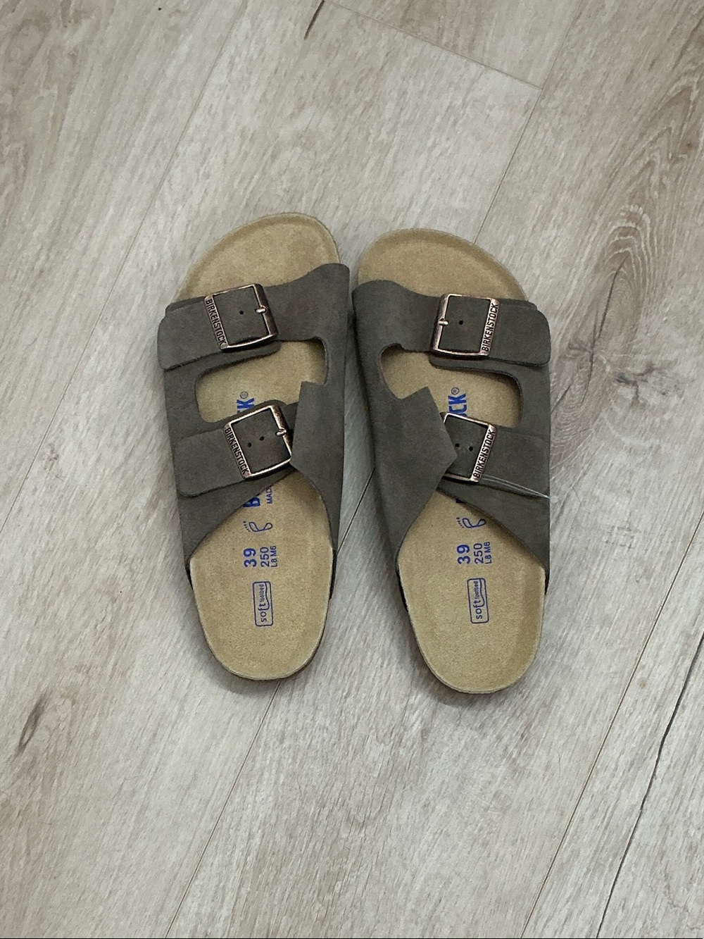 NWOT Birkenstock Two-Buckle Slide Sandals